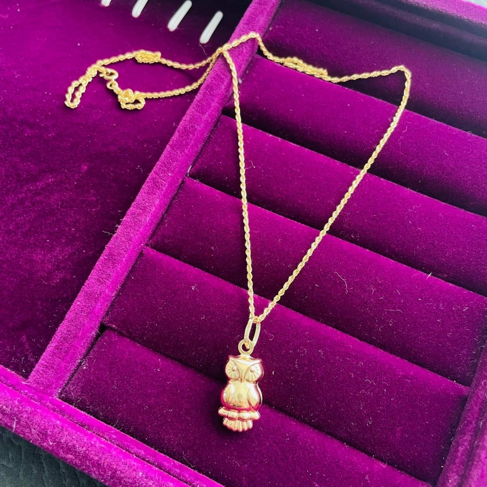 18K SAUDI GOLD NECKLACE